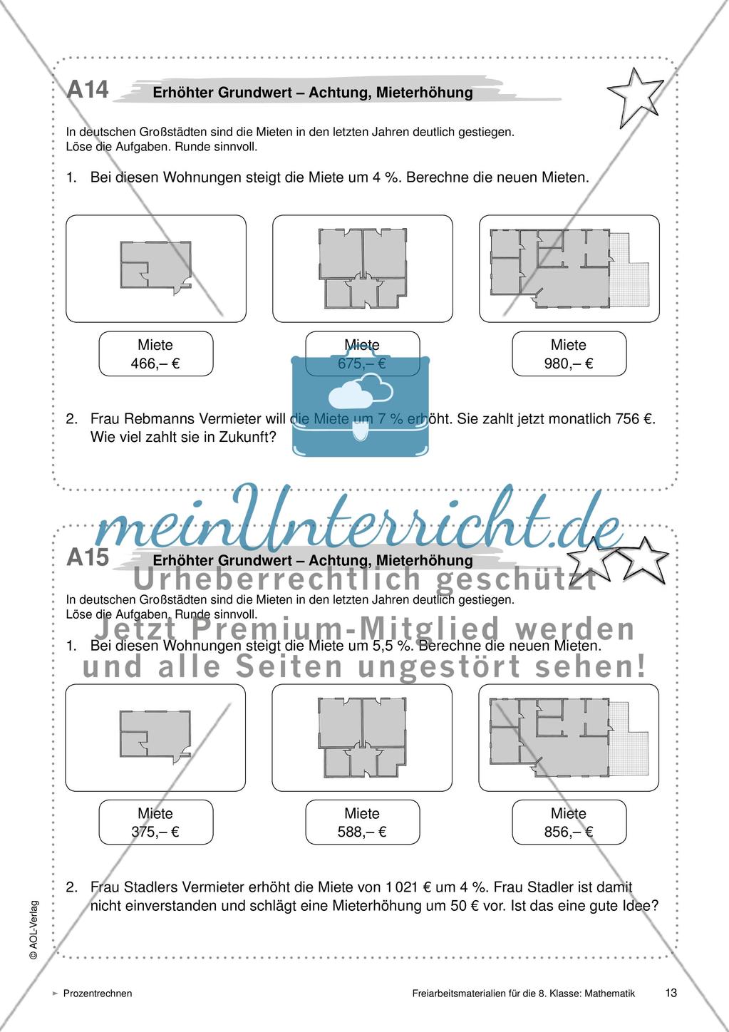 Prozentrechnen Preview 8