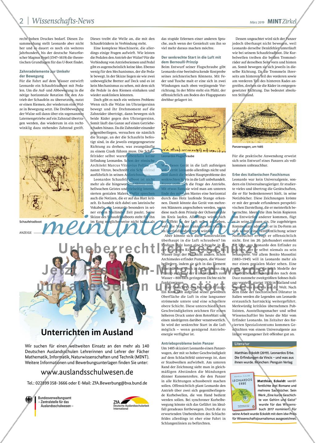 MINT Zirkel - Ausgabe 1, März 2019 Preview 2