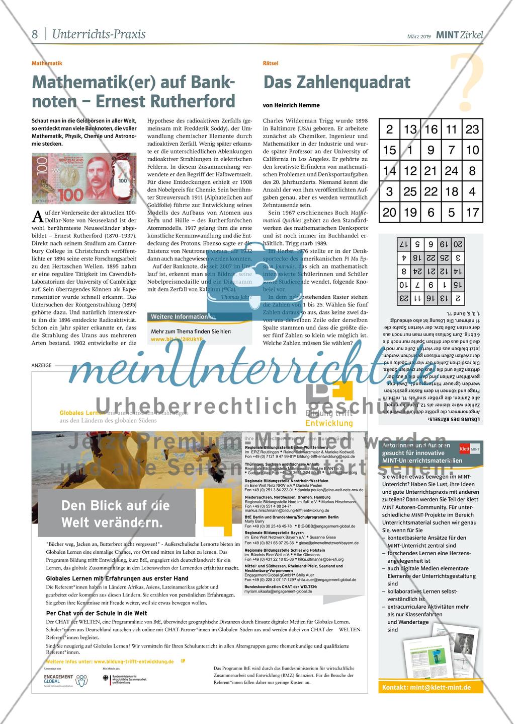 MINT Zirkel - Ausgabe 1, März 2019 Preview 8