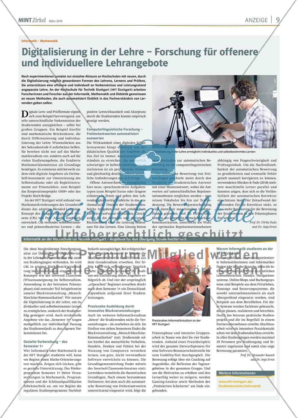 MINT Zirkel - Ausgabe 1, März 2019 Preview 9