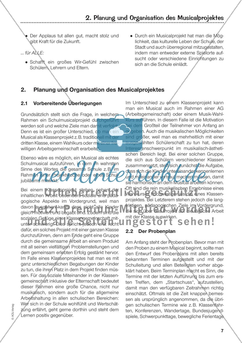 Leitfaden und Profitipps für Musicalprojekte Preview 4