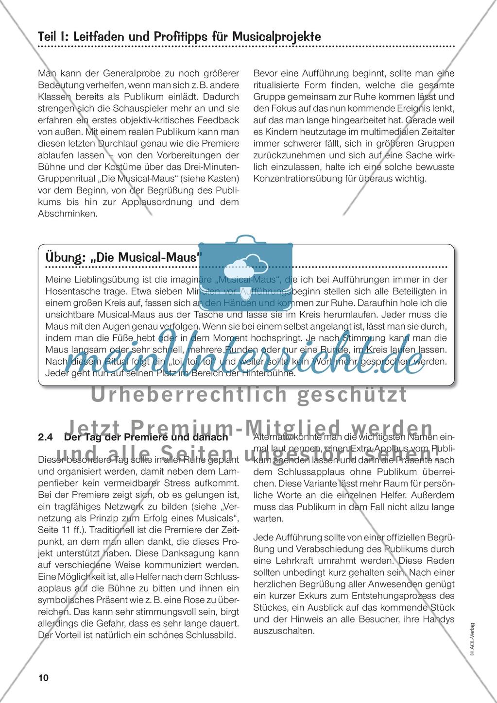 Leitfaden und Profitipps für Musicalprojekte Preview 7