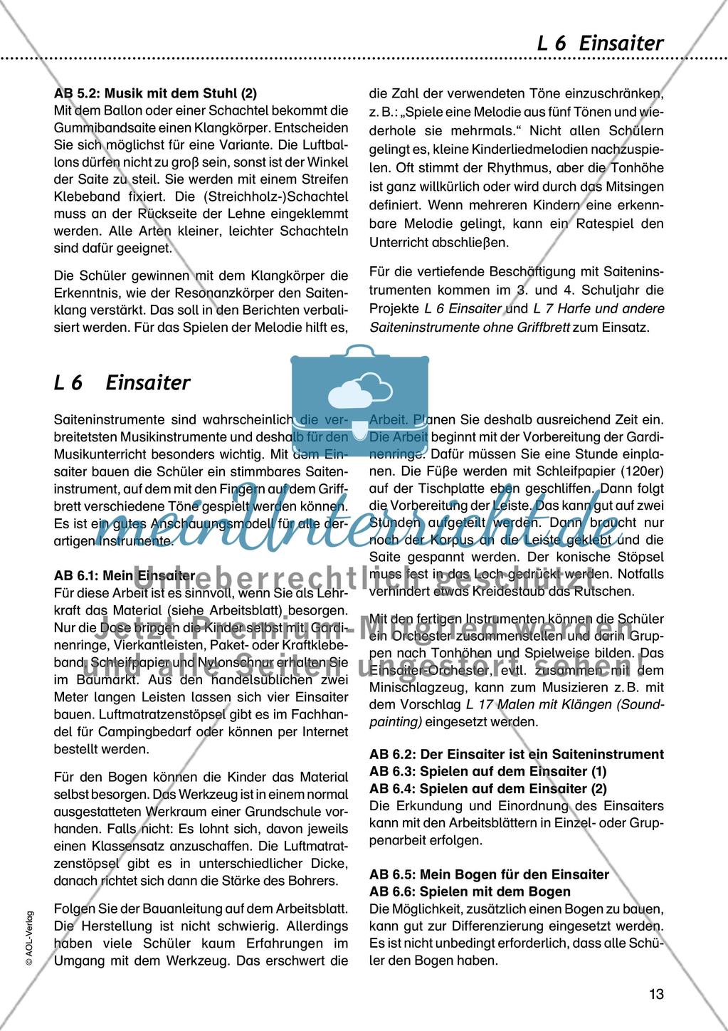 L 6 Einsaiter - Einführung Preview 1