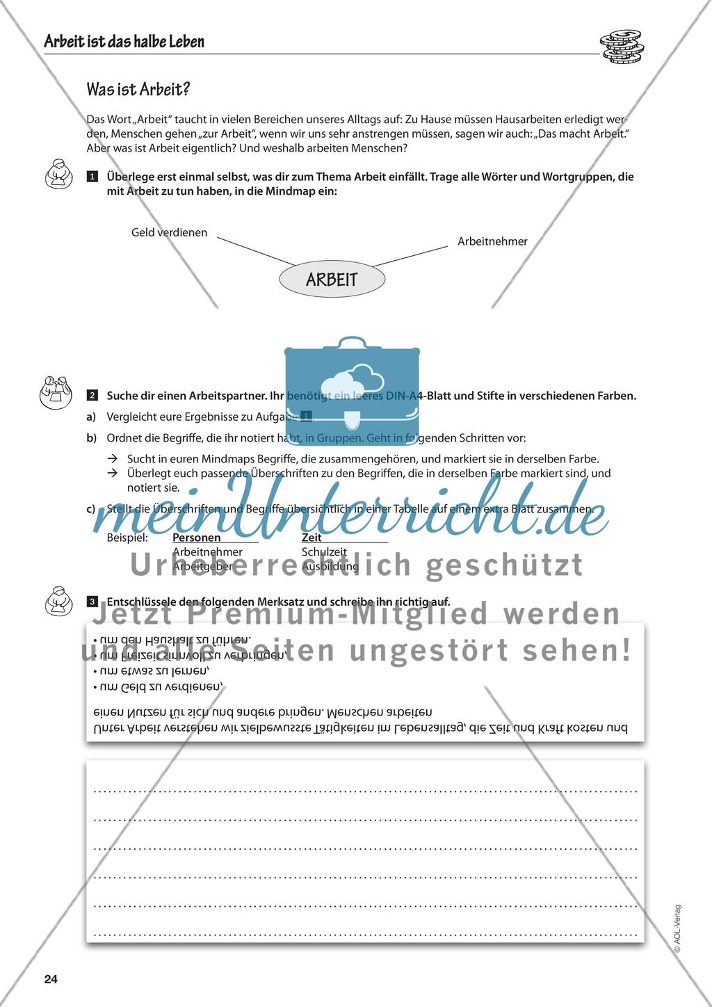 Arbeit ist das halbe Leben Preview 1