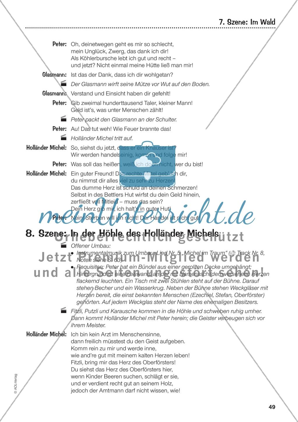 Teil II: Das Musical „Das kalte Herz“ – Text und Noten Preview 14