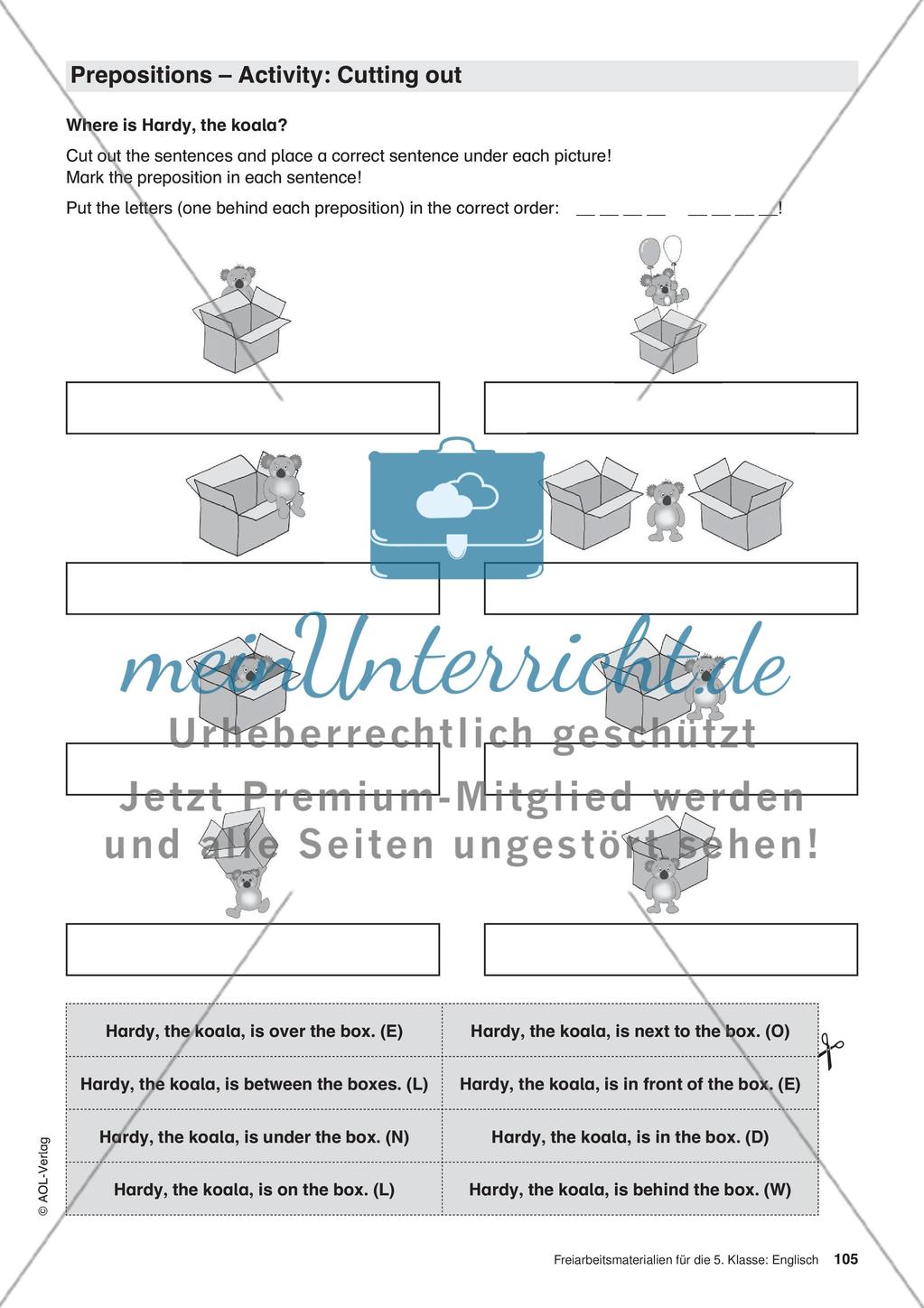 Freiarbeitsmaterialien für die 5. Klasse: Englisch – Teil 10 Preview 6