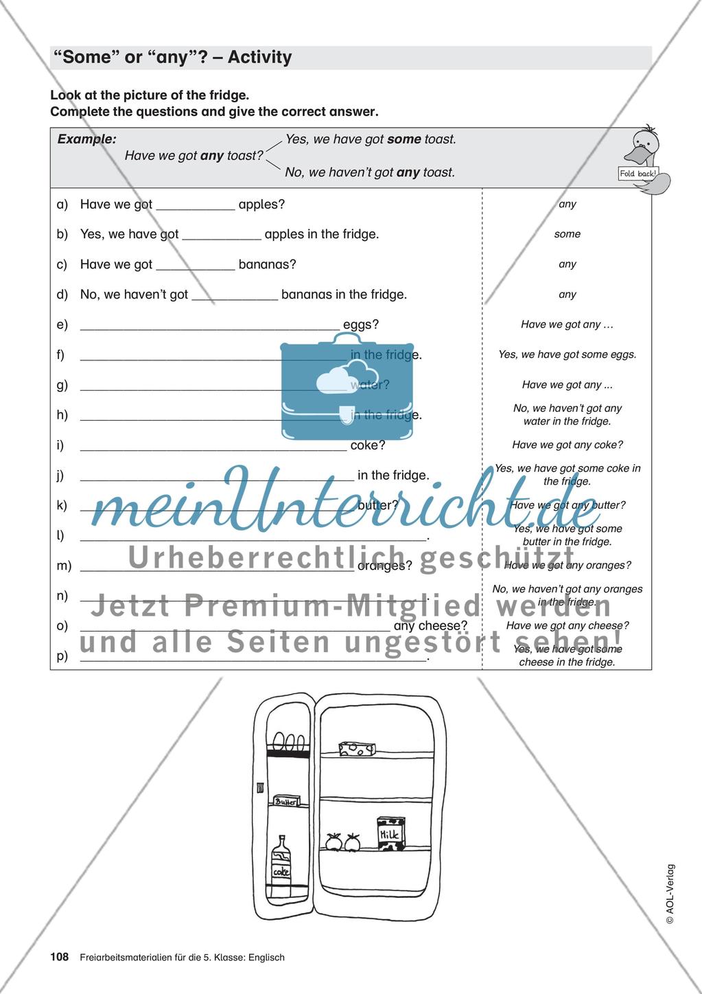 Freiarbeitsmaterialien für die 5. Klasse: Englisch – Teil 10 Preview 9