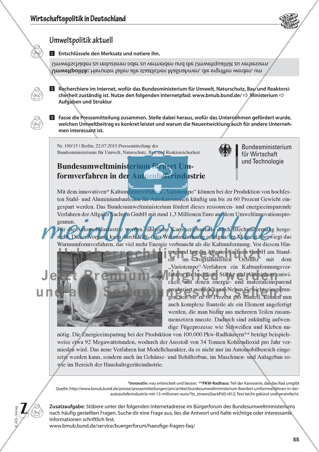 Wirtschaftspolitik in Deutschland Preview 11