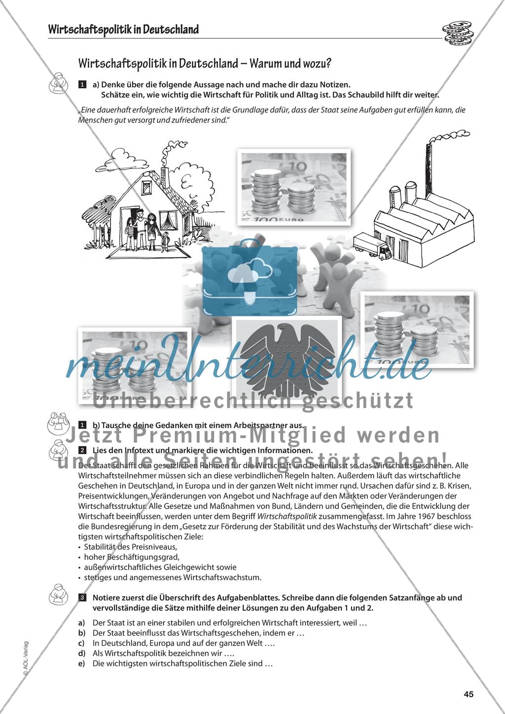 Wirtschaftspolitik in Deutschland Preview 1
