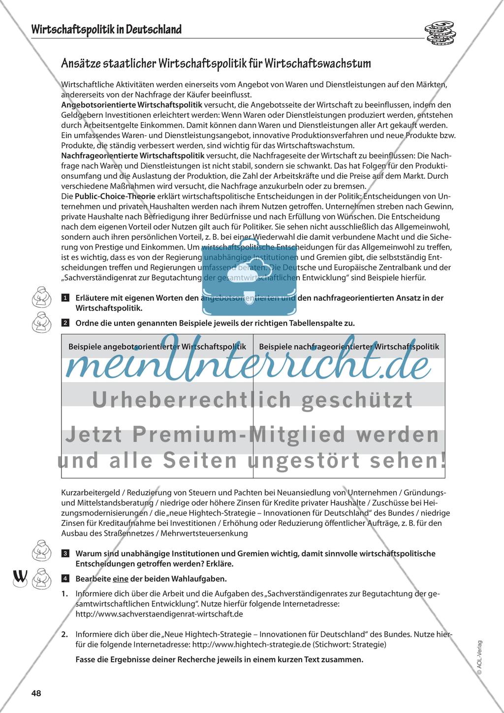 Wirtschaftspolitik in Deutschland Preview 4