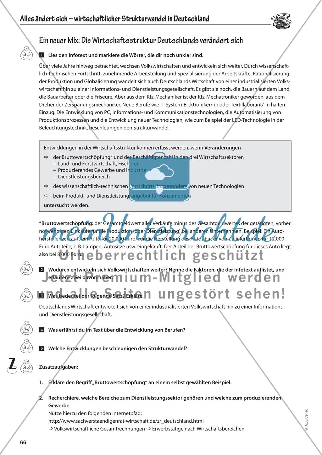 Alles ändert sich – wirtschaftlicher Strukturwandel in Deutschland Preview 1