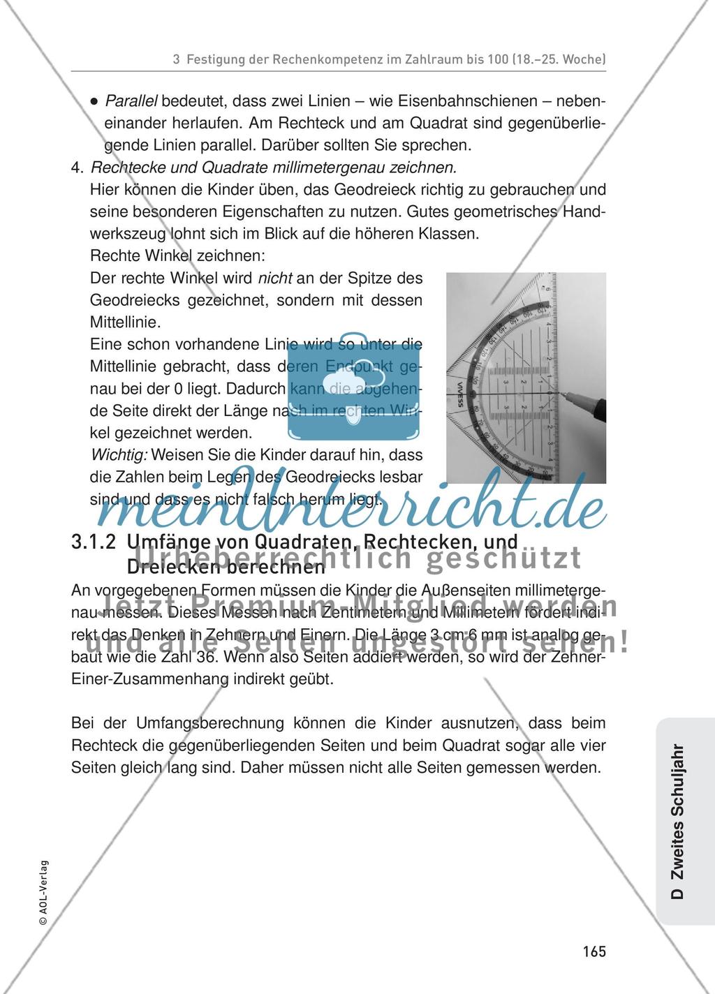 Festigung der Rechenkompetenz im Zahlraum bis 100 (18.–25. Woche) Preview 4