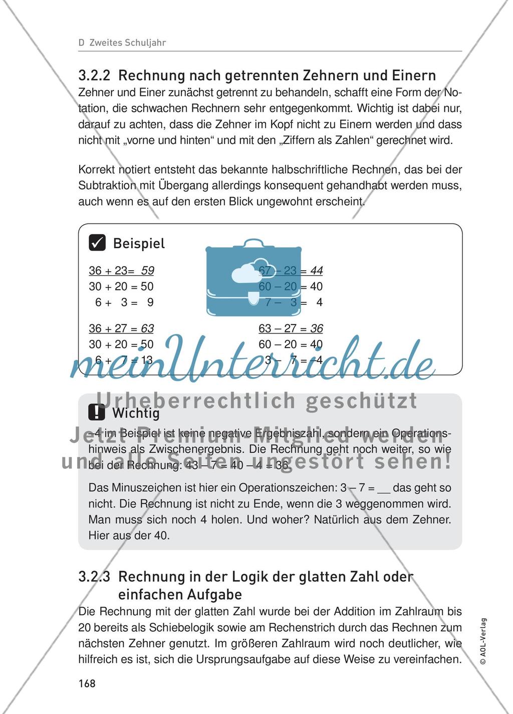 Festigung der Rechenkompetenz im Zahlraum bis 100 (18.–25. Woche) Preview 7