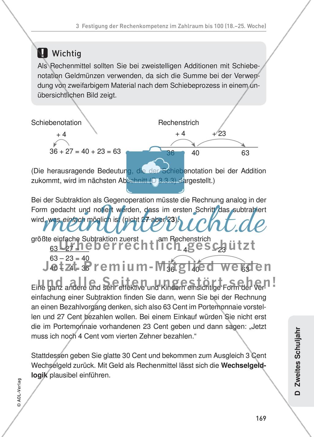 Festigung der Rechenkompetenz im Zahlraum bis 100 (18.–25. Woche) Preview 8