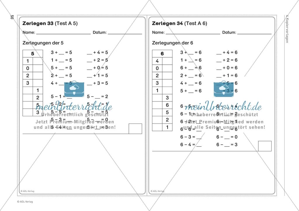 Zerlegungstraining bis 10 Preview 14