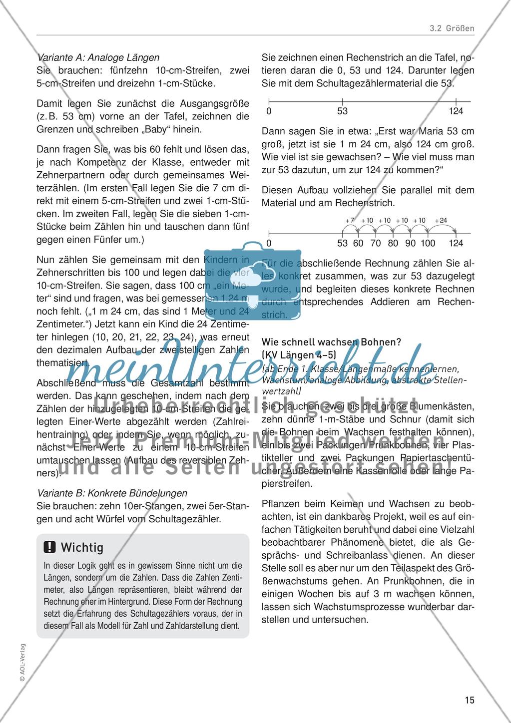 Größen - Einführung Preview 3