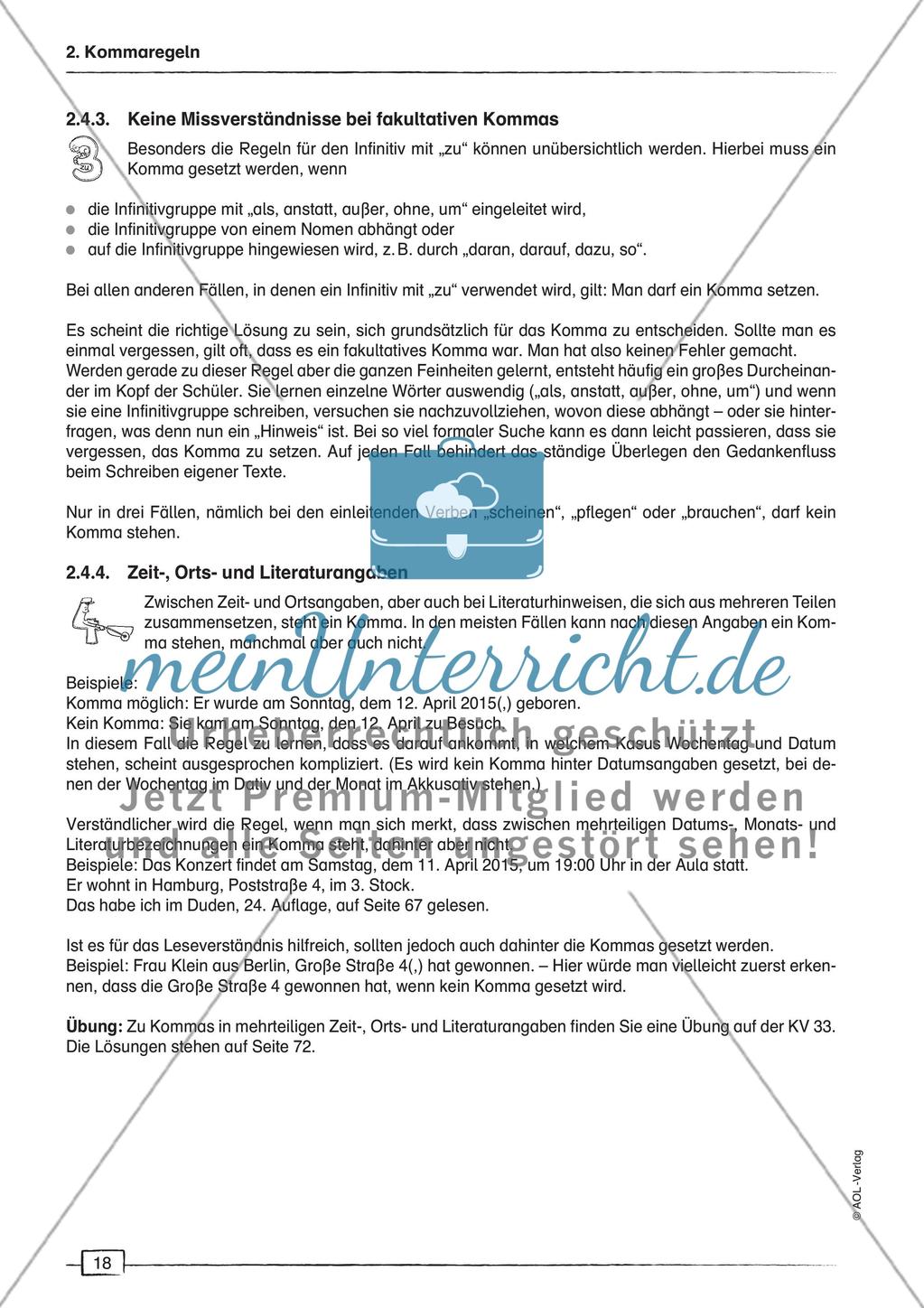 Kommaregeln MeinUnterricht kommaregeln-meinunterricht