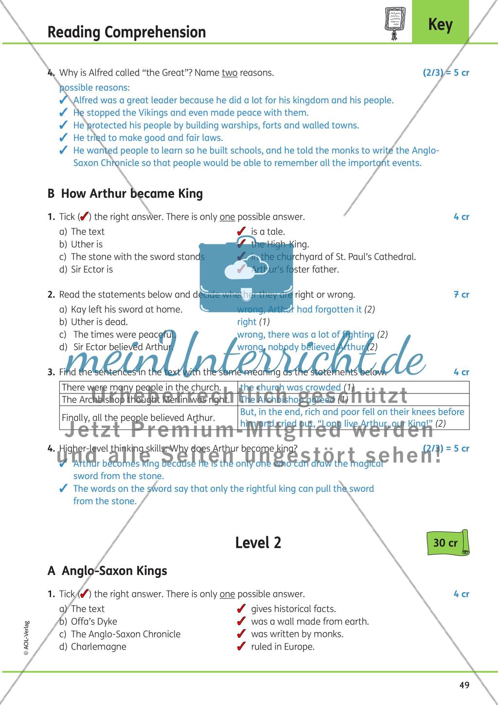 Reading Comprehension Preview 17