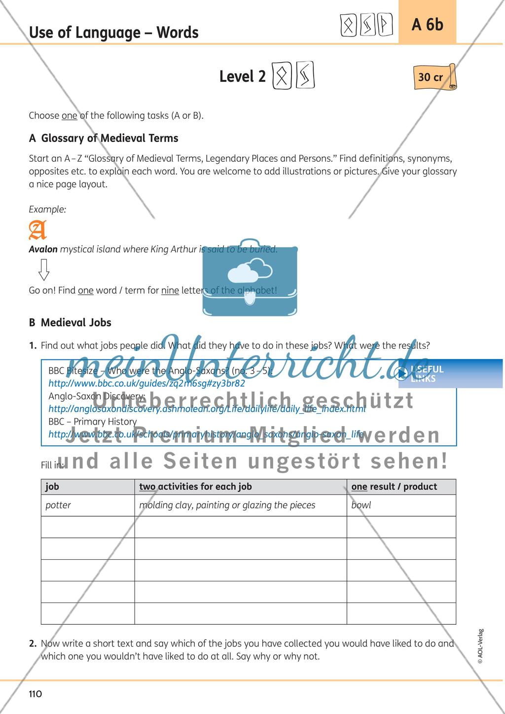 Use of Language – Words Preview 6