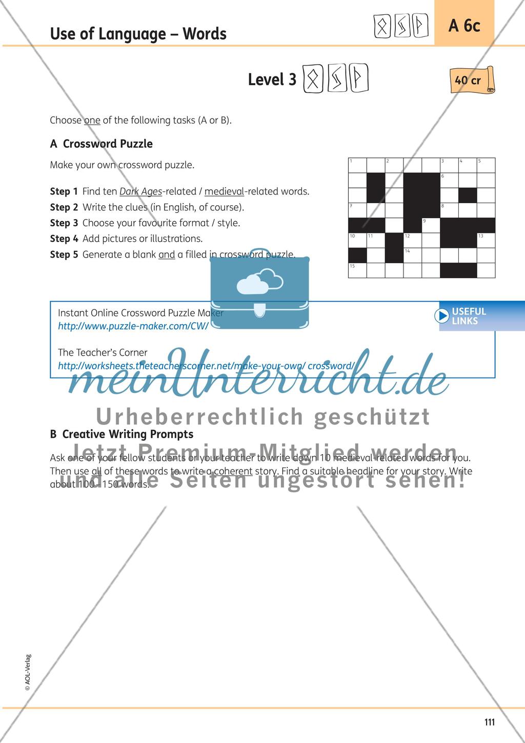 Use of Language – Words Preview 7