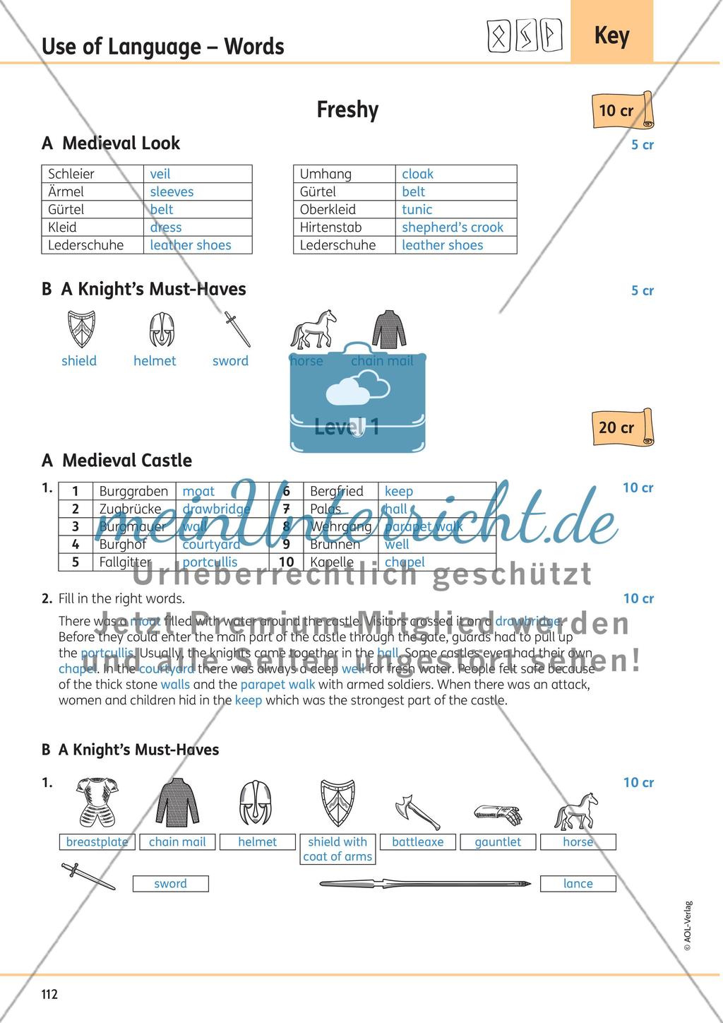 Use of Language – Words Preview 8