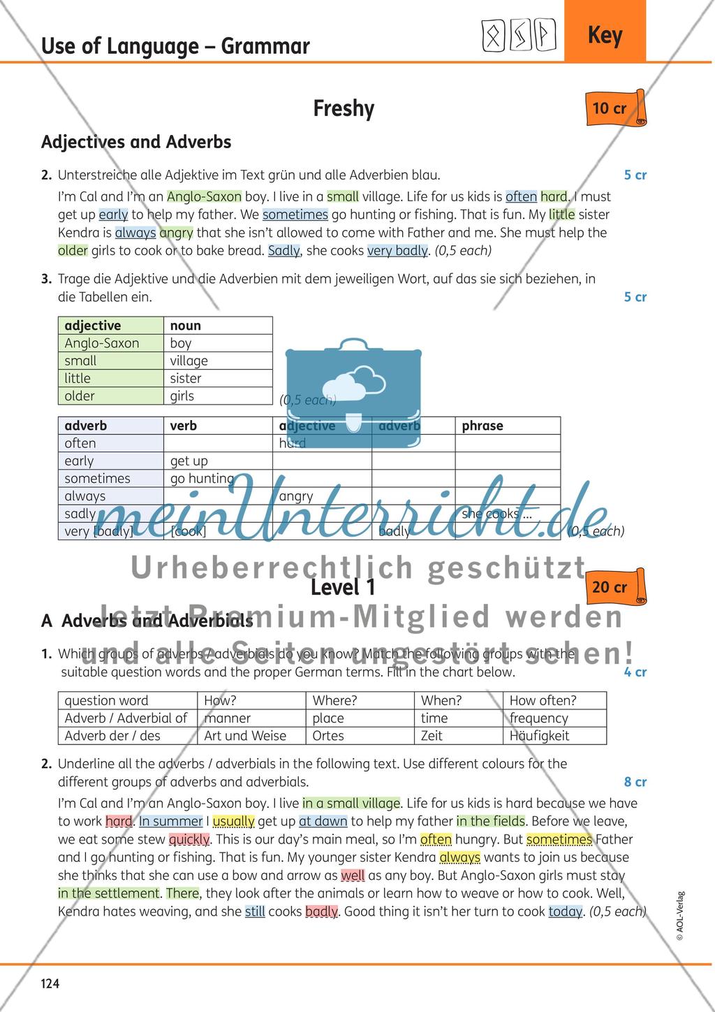 Use of Language – Grammar Preview 11