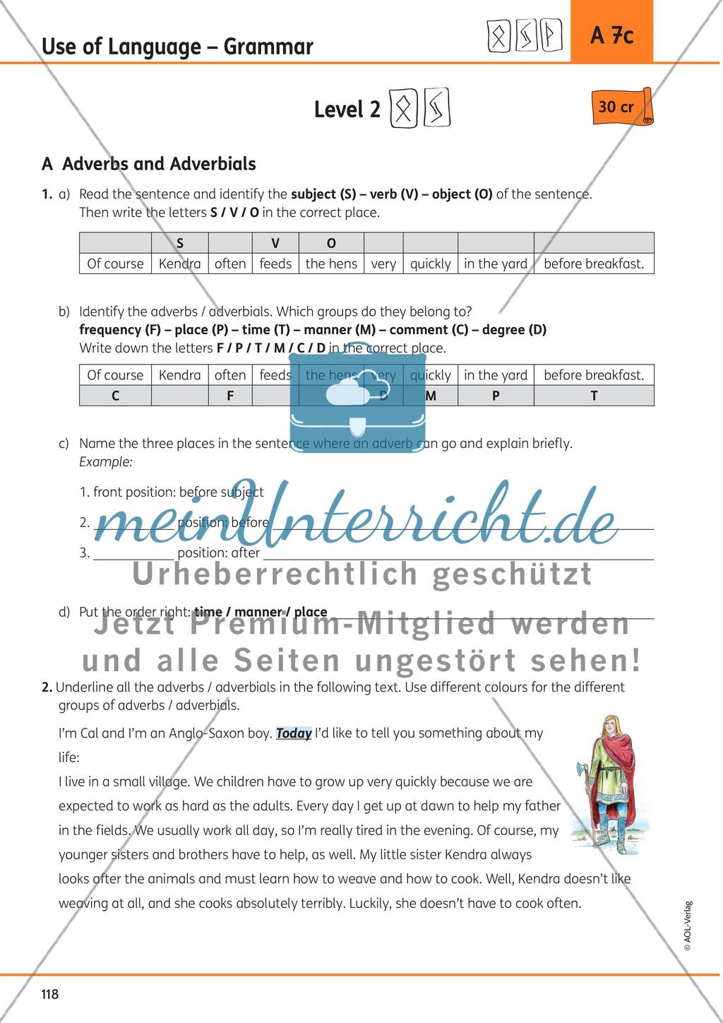 Use of Language – Grammar Preview 5