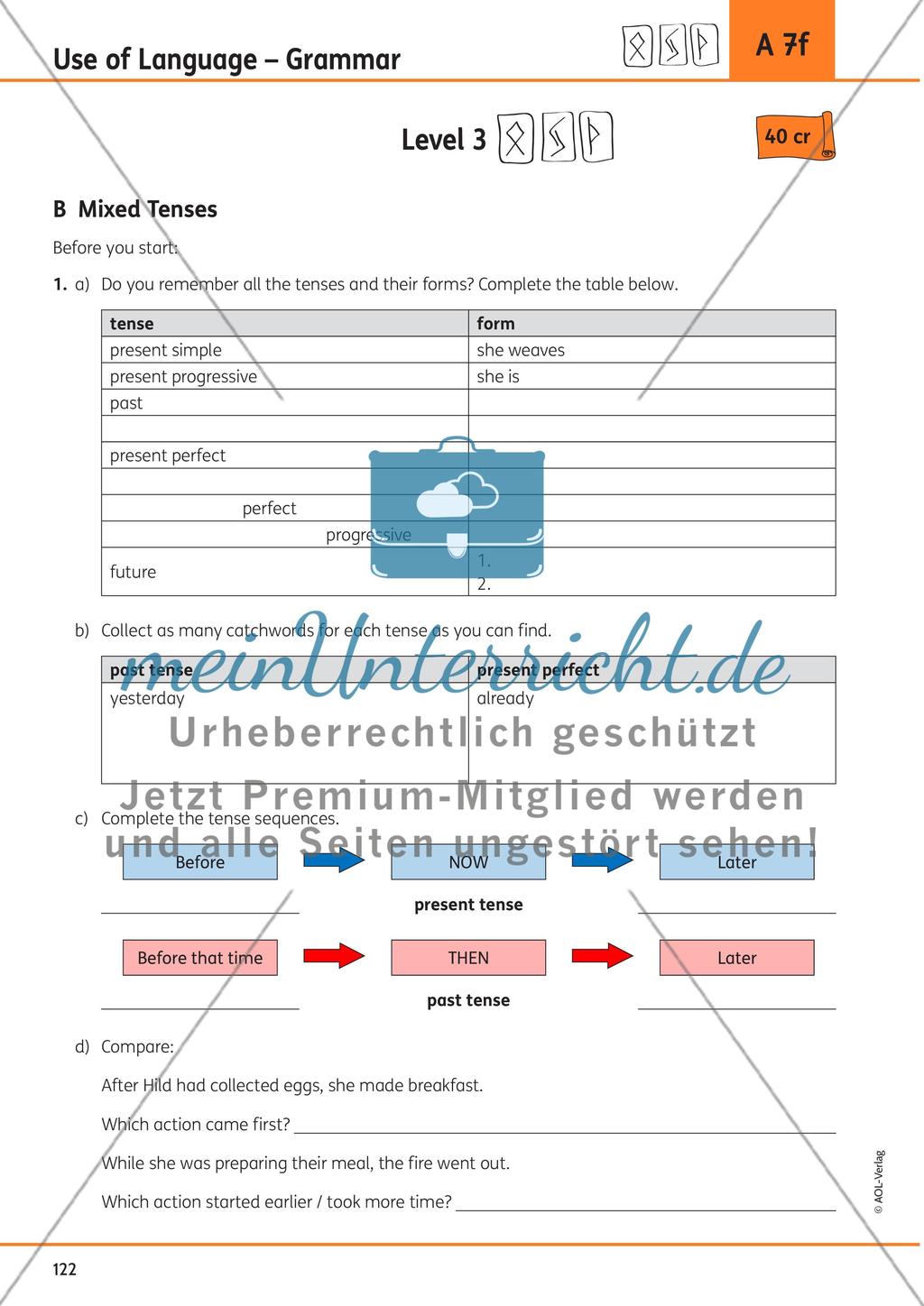 Use of Language – Grammar Preview 9