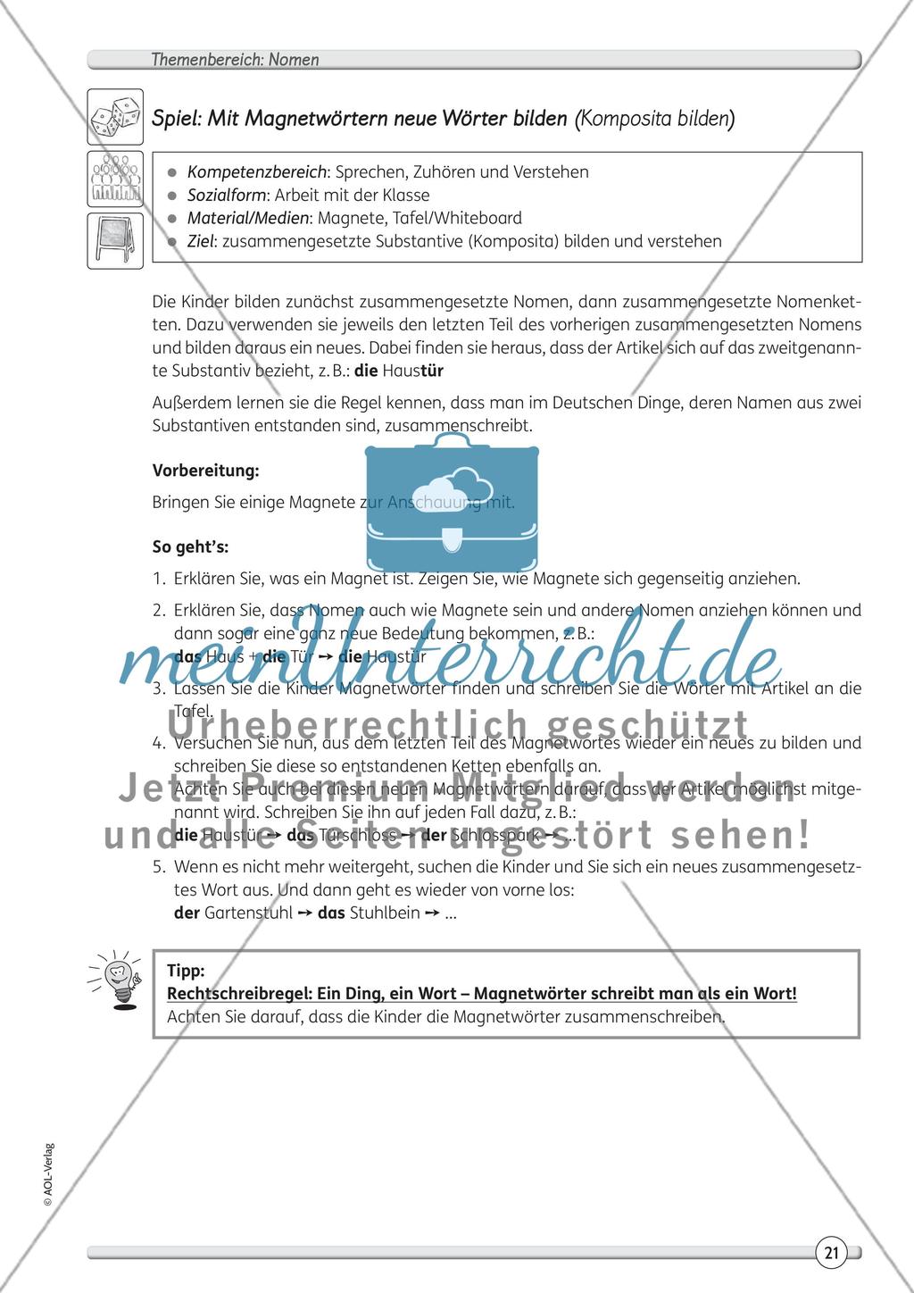 Themenbereich: Nomen Preview 5
