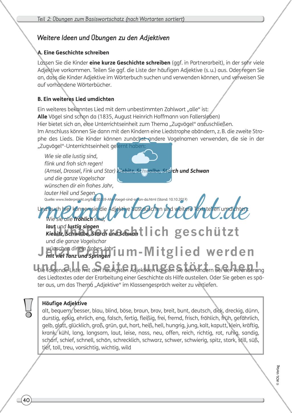 Themenbereich: Adjektive Preview 3