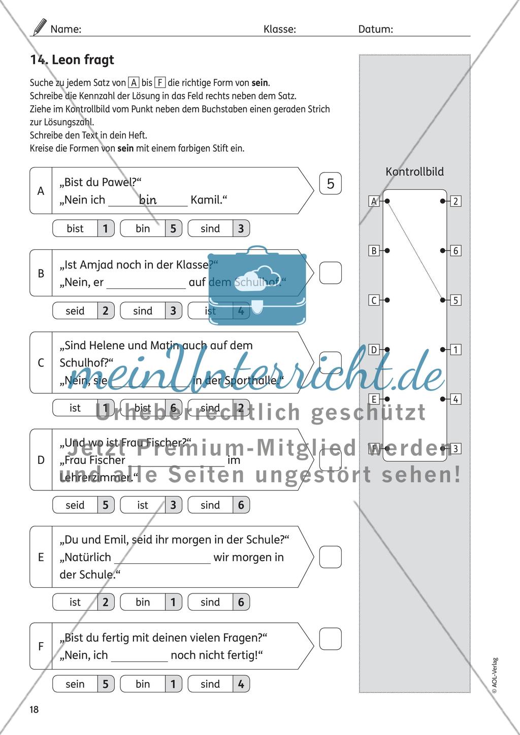 Hilfsverben sein und haben Preview 2