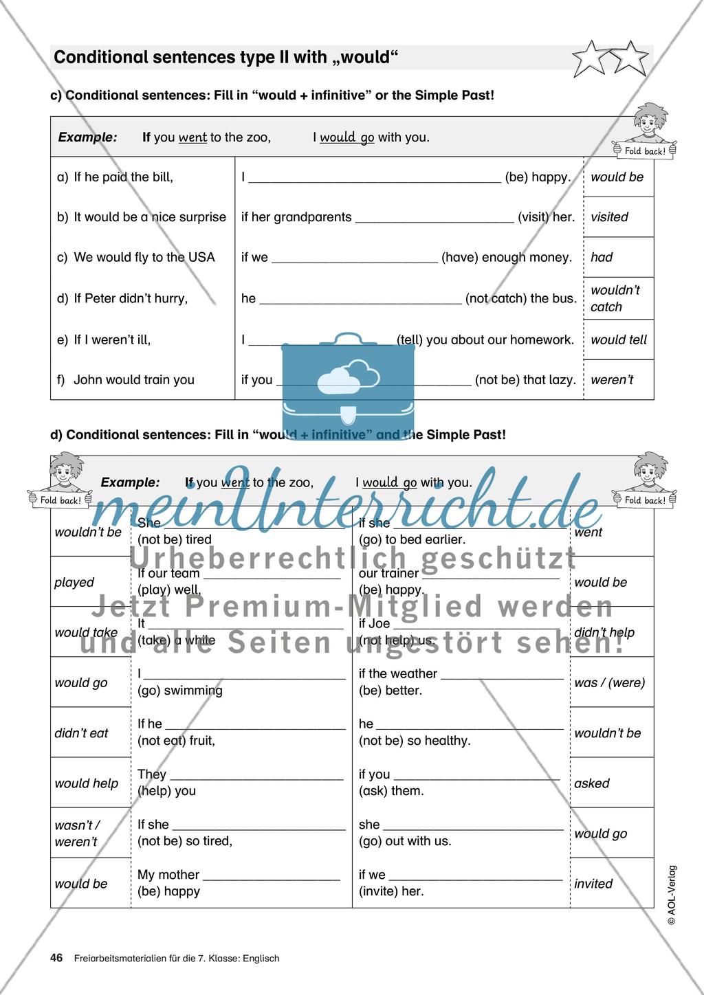 Freiarbeitsmaterialien für die 7. Klasse: Englisch - Teil 3 Preview 13
