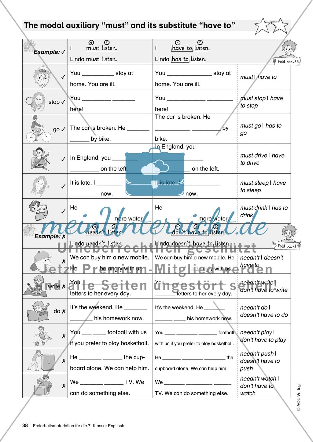 Freiarbeitsmaterialien für die 7. Klasse: Englisch - Teil 3 Preview 5