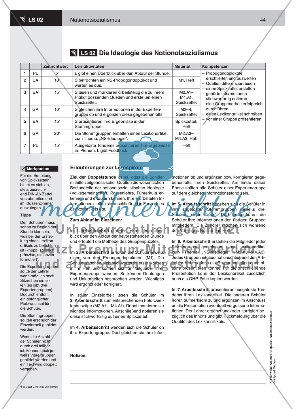 LS 02 Die Ideologie des Nationalsozialismus Preview 1