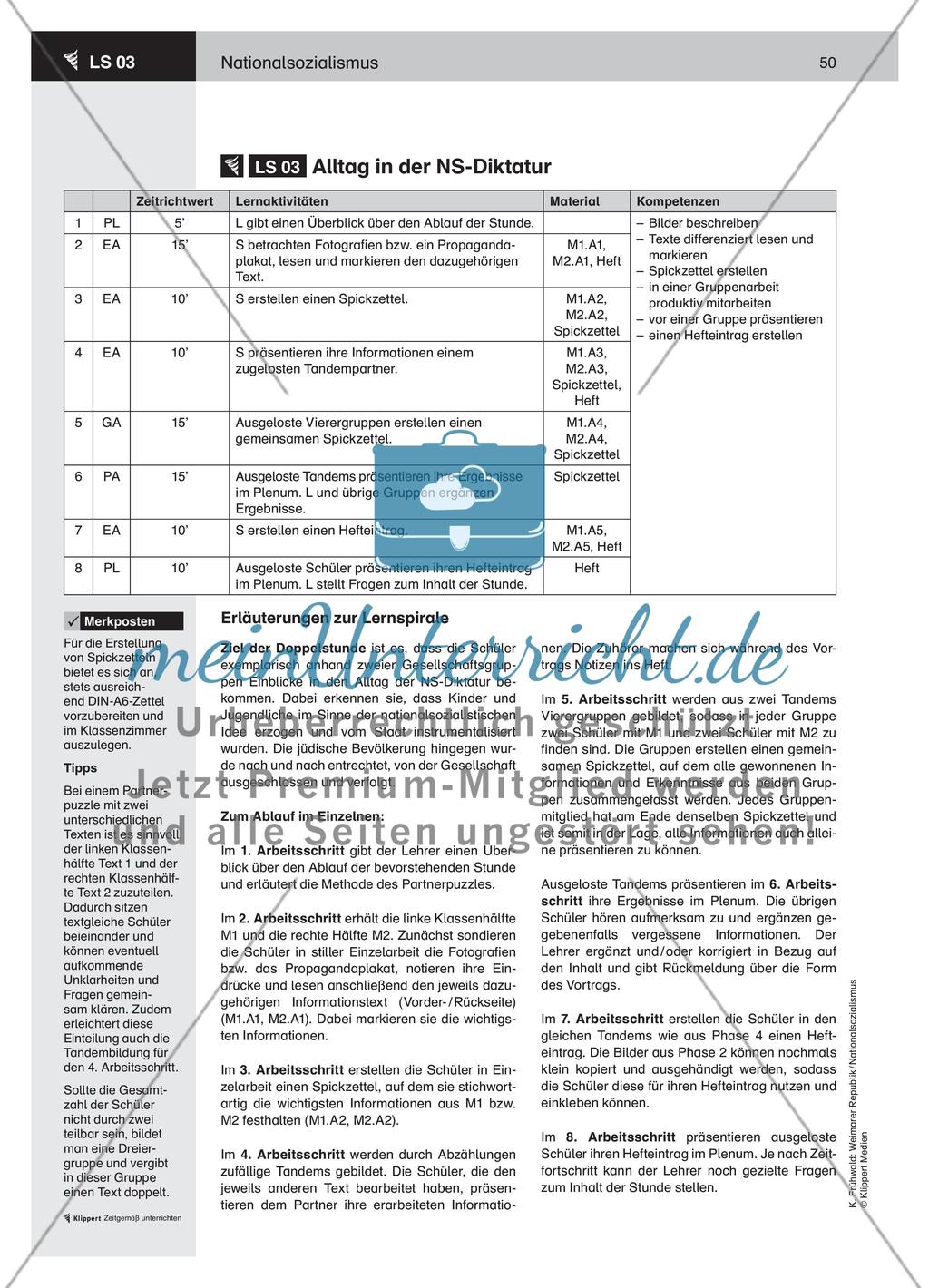 LS 03 Alltag in der NS-Diktatur Preview 1