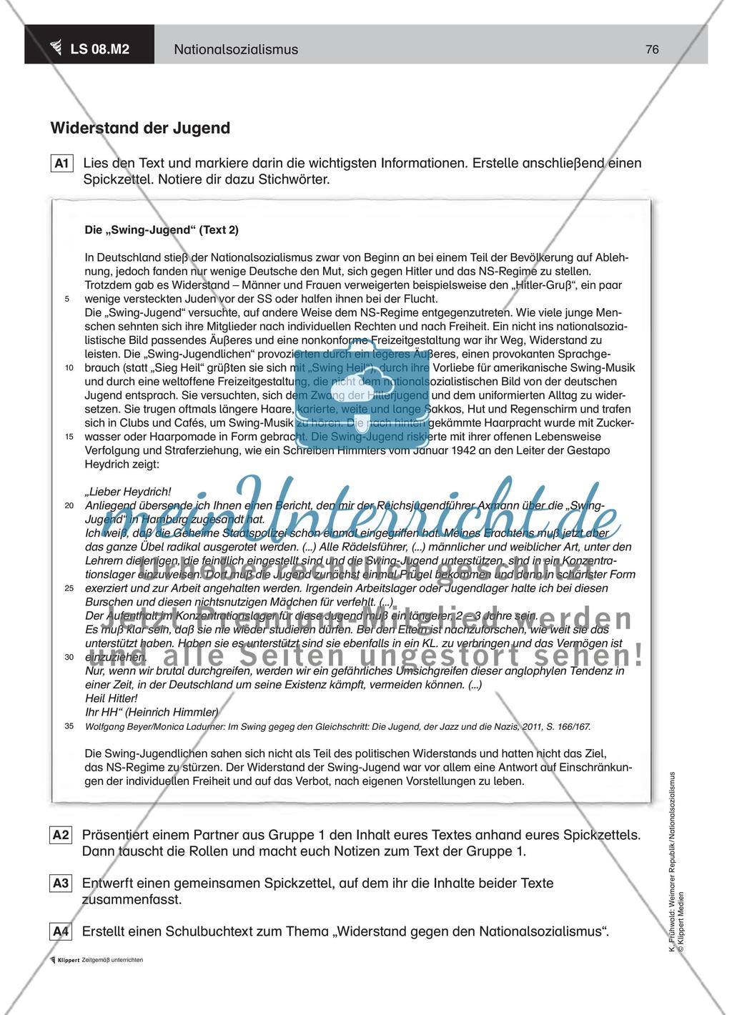 LS 08 Widerstand gegen den Nationalsozialismus Preview 3
