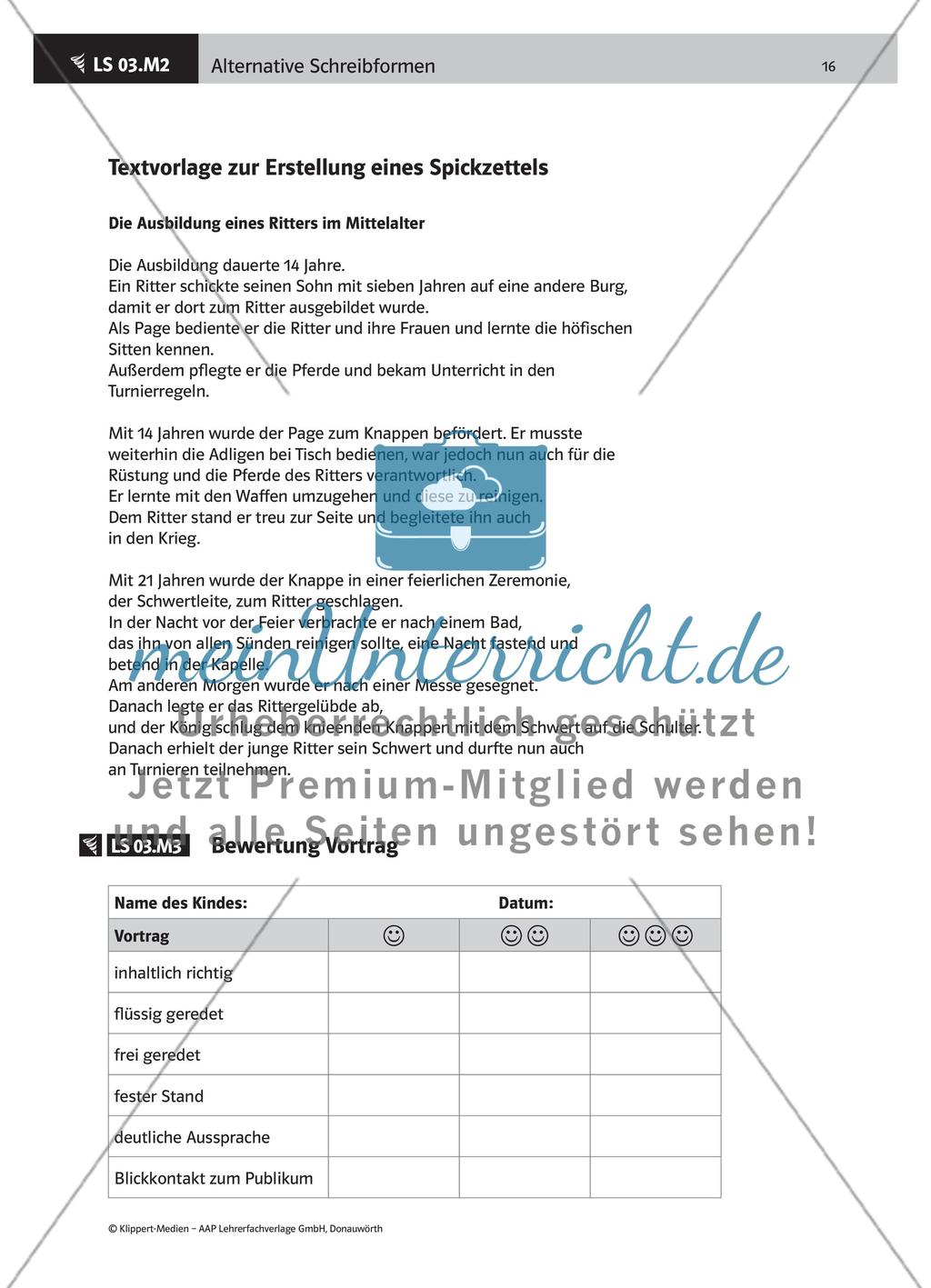 Schreibtipps zur Gestaltung eines Spickzettels erstellen Preview 4