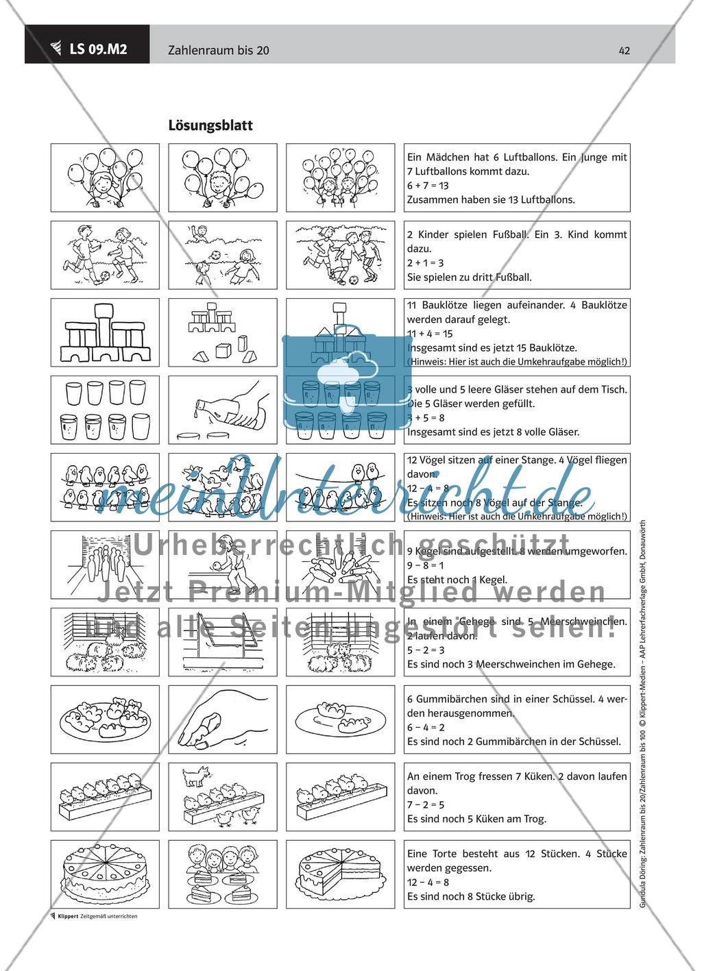 LS 09 Rechengeschichten mithilfe von Bildern erstellen Preview 4