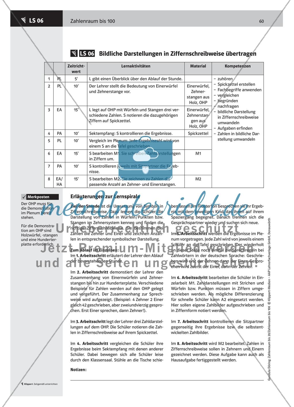 LS 06 Bildliche Darstellungen in Ziffernschreibweise übertragen Preview 1