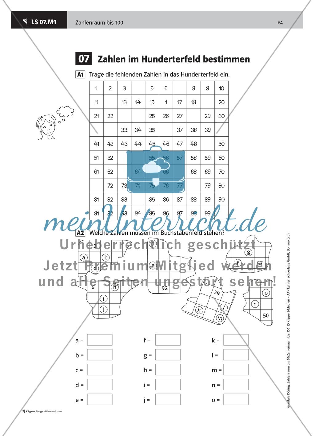 LS 07 Zahlen im Hunderterfeld bestimmen Preview 2