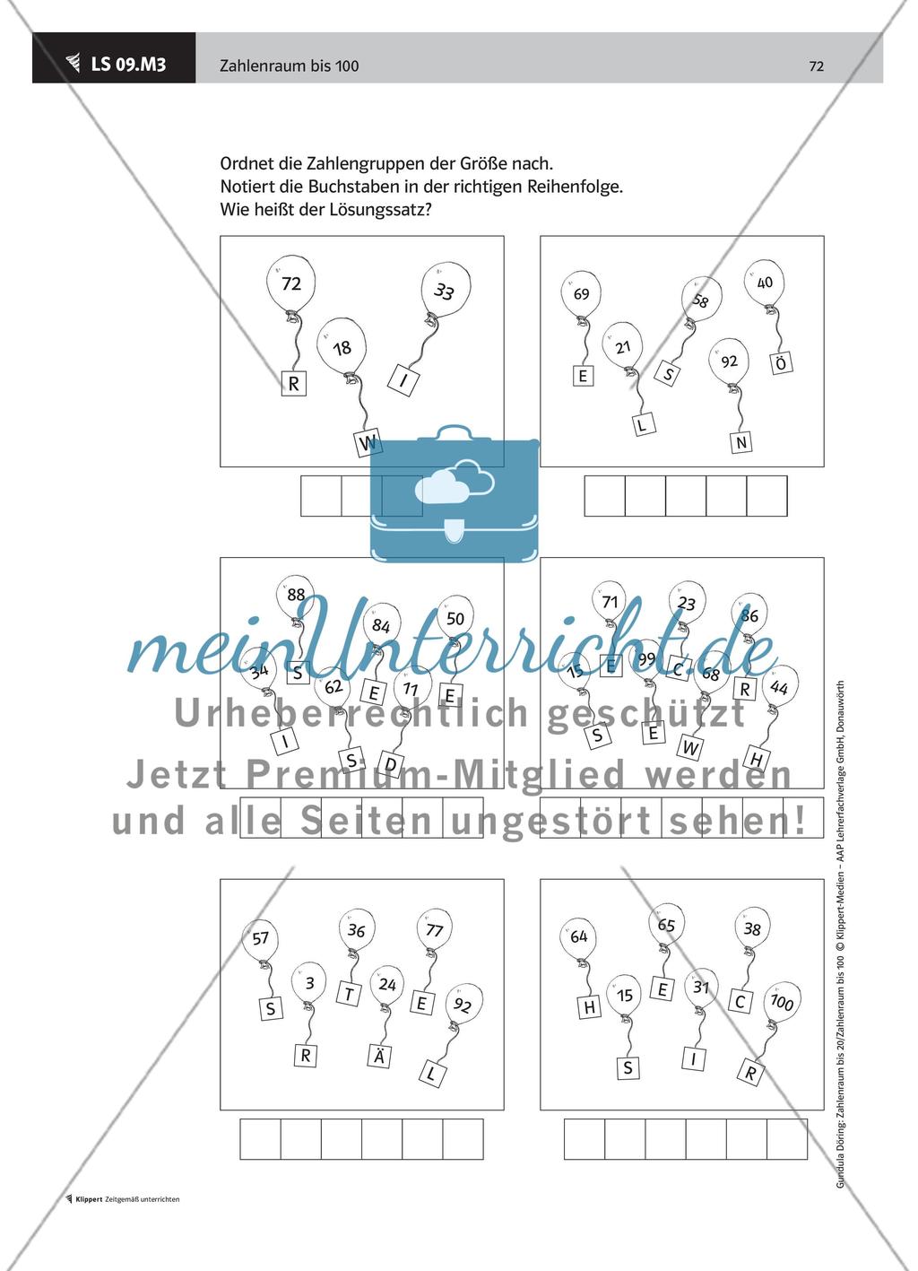 LS 09 Übungen am Zahlenstrahl durchführen Preview 4