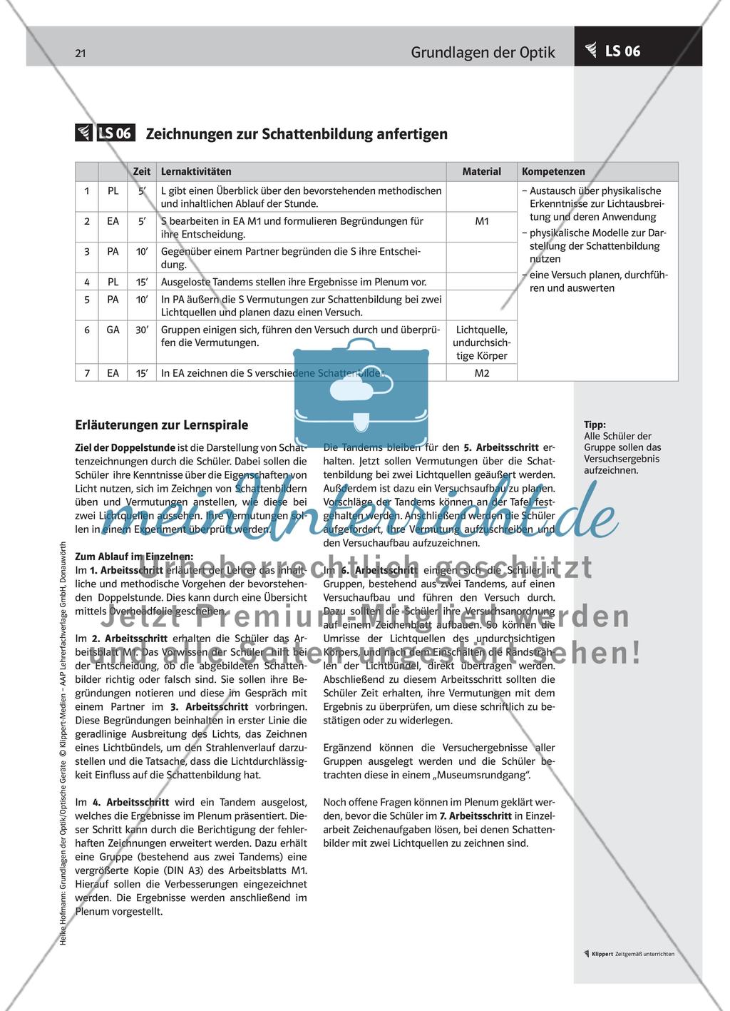 LS 06 Zeichnungen zur Schattenbildung anfertigen Preview 1