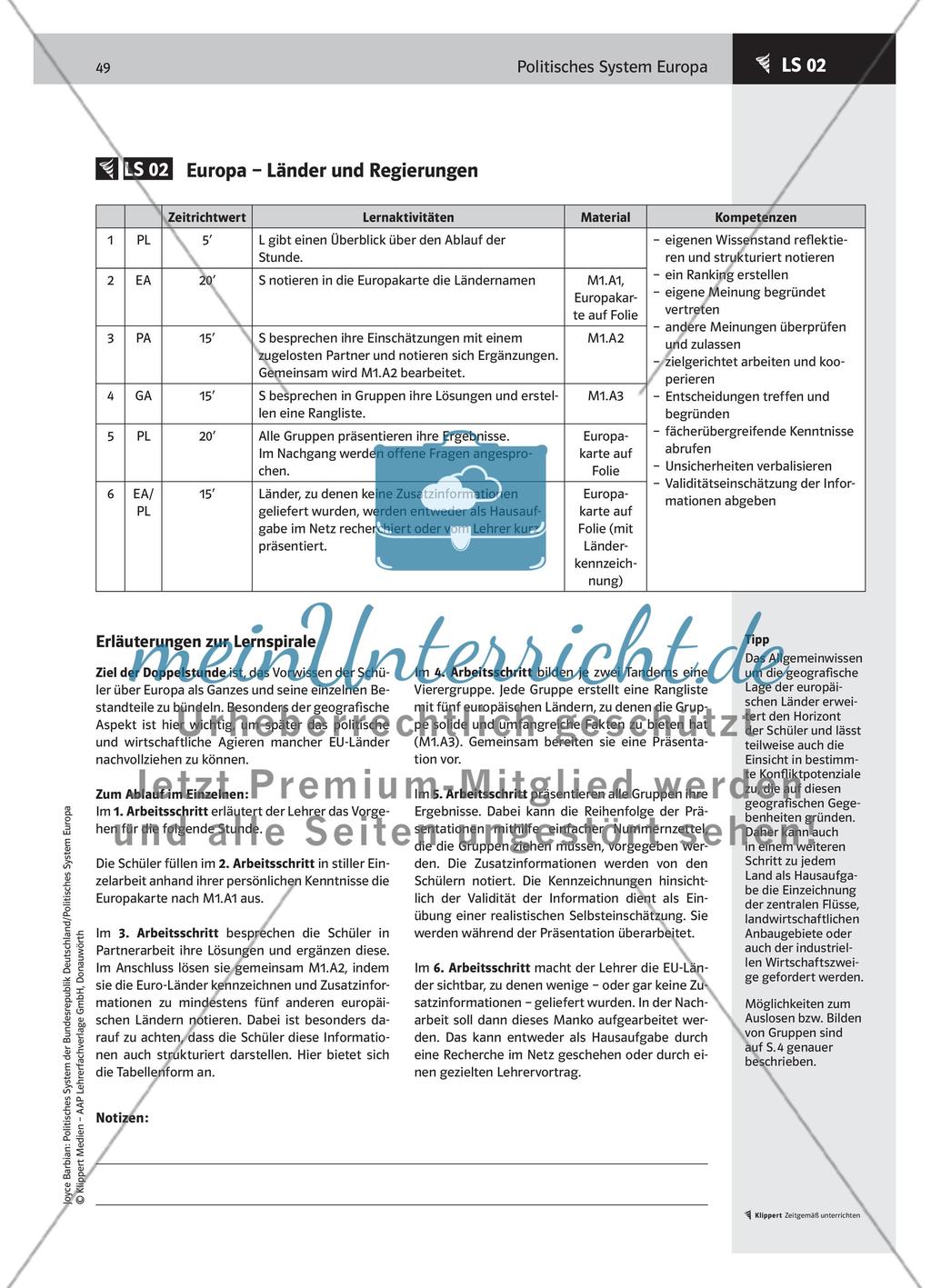 Europa – Länder und Regierungen Preview 2
