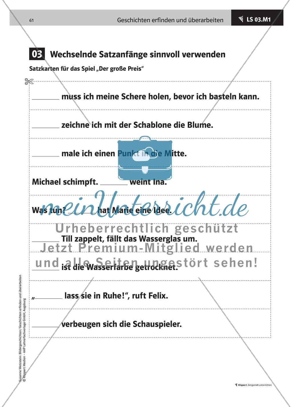 Wechselnde Satzanfänge sinnvoll verwenden Preview 2