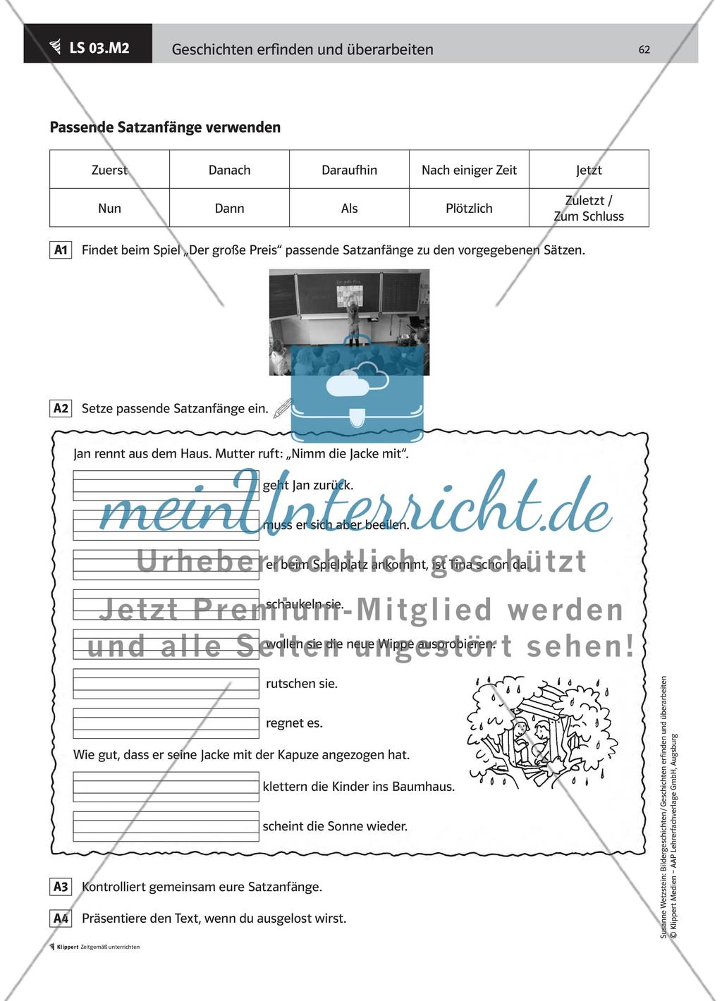 Wechselnde Satzanfänge sinnvoll verwenden Preview 3