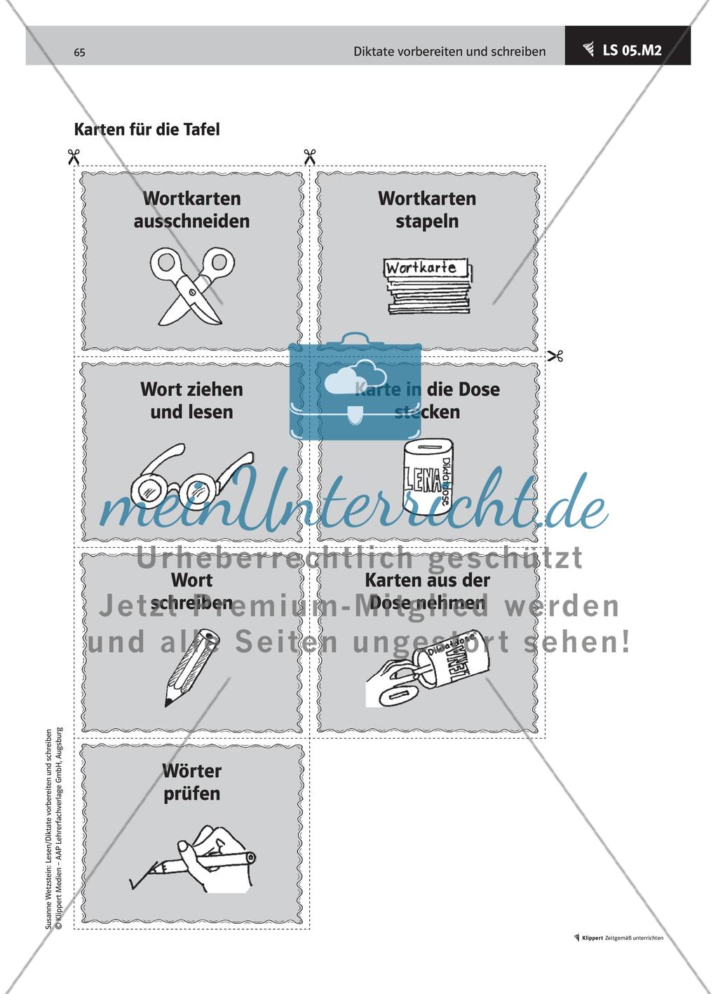 Ein Dosendiktat schreiben Preview 3