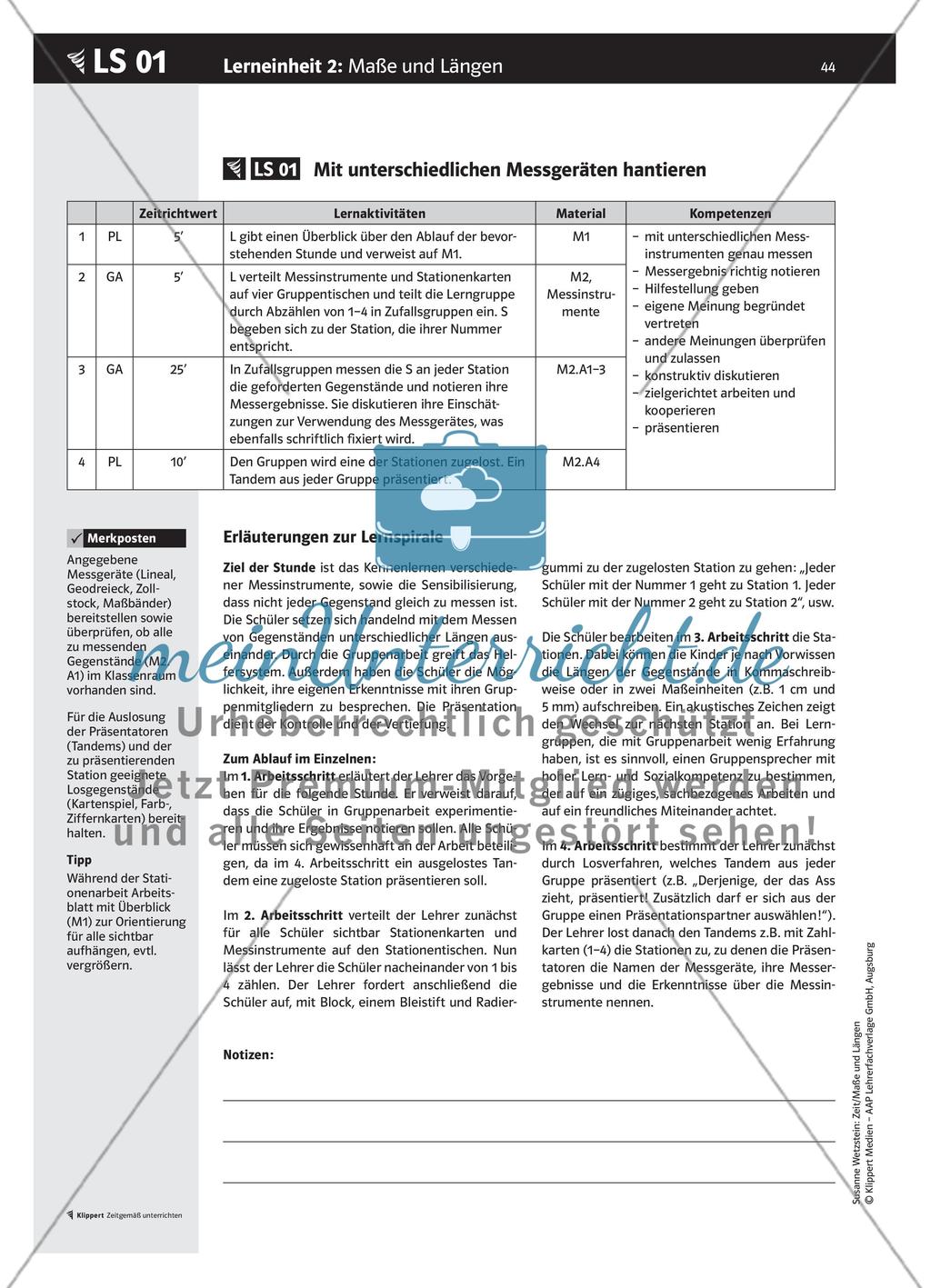 LS 01 Mit unterschiedlichen Messgeräten hantieren Preview 1
