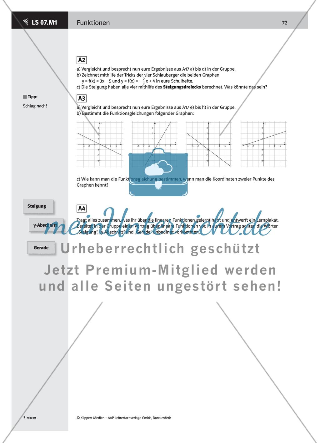 LS 07 Funktionsgleichung – Graph – Funktionsgleichung Preview 5