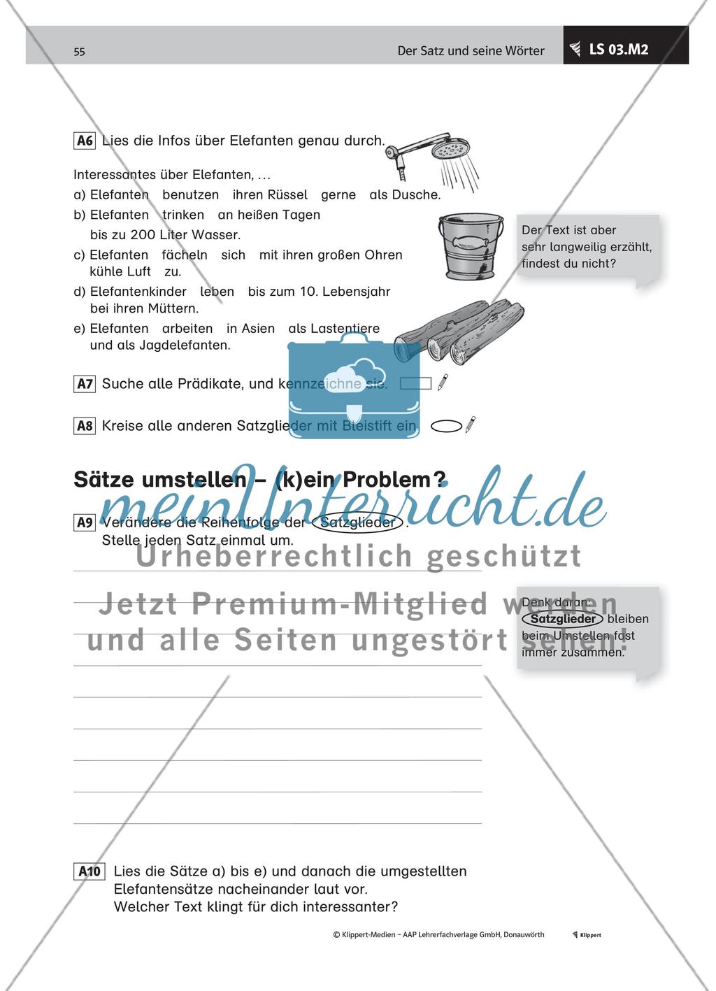 Sätze durch Satzpuzzlearbeit rekonstruieren Preview 4