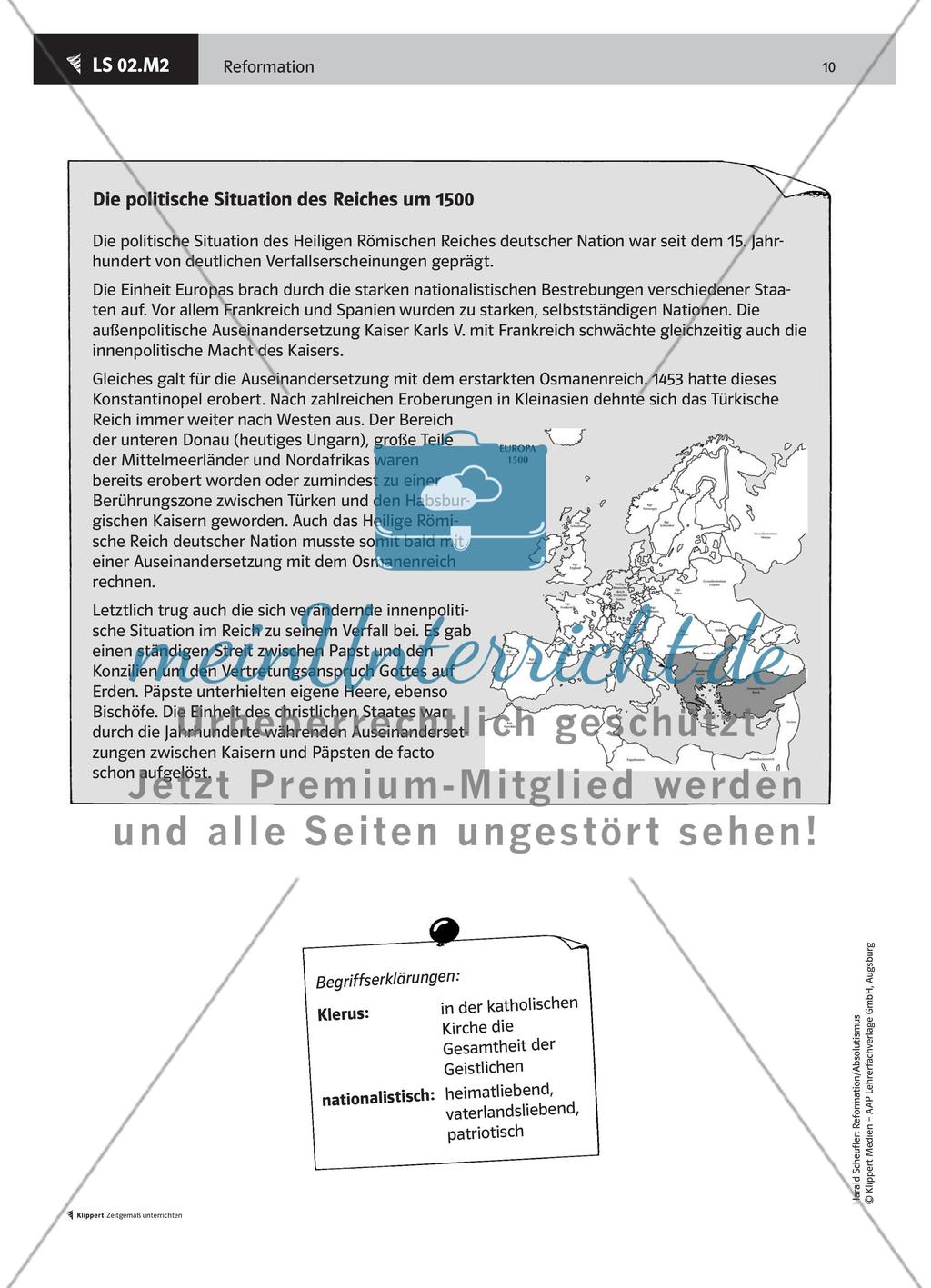 LS 02 Der Zustand der Bevölkerung, des Reiches und der Kirche um 1500 Preview 3